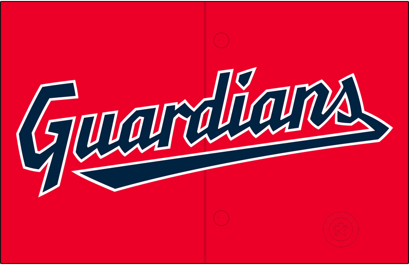 Cleveland Guardians 2022-Pres Jersey Logo v4 t shirts iron on transfers